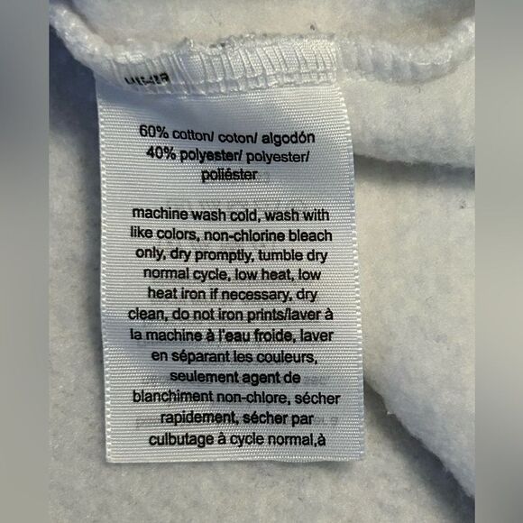 TOMMY HILFIGER‎ Logo Flag Crew Neck Sweatshirt Women's L classic white preppy - Picture 6 of 13